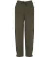 SP733 Spasso Ladies Washed Trousers Washed Organic Khaki colour image